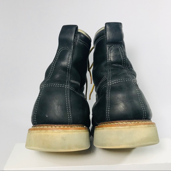 🌹Thorogood Navy Heritage Boots 13 EE Wide - Picture 5 of 8